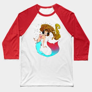 Mischievous Mermaid Baseball T-Shirt